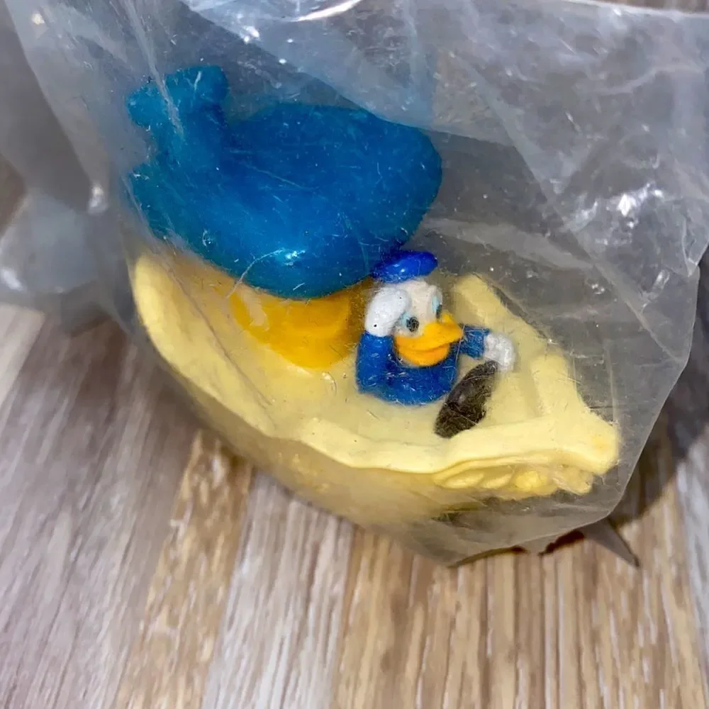 Disney wind up toys vintage Mickey and Minnie Mouse in car Donald Duck in boat